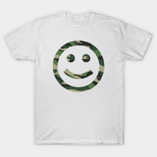 smile icon army T-Shirt